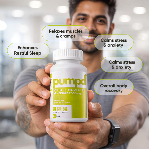 PUMPD Chelated Magnesium Glycinate 2000 mg
