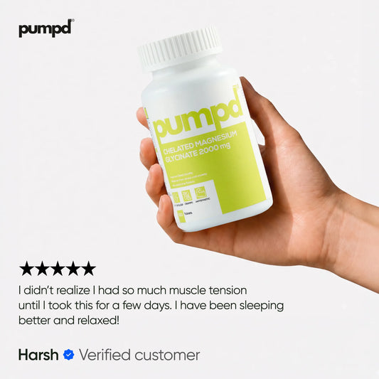 PUMPD chelated magnesium glycinate supplement