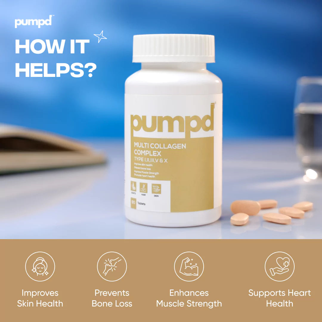 Order Pumpd Multi Collagen Protein tablets for collagen and protein intake
