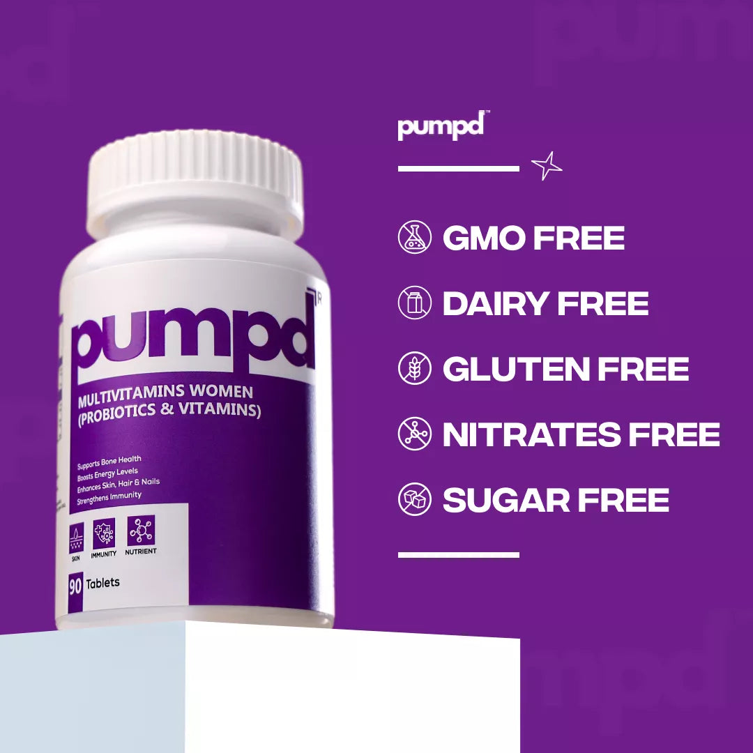 Pumpd Multivitamins for Women (Probiotics & Vitamins)