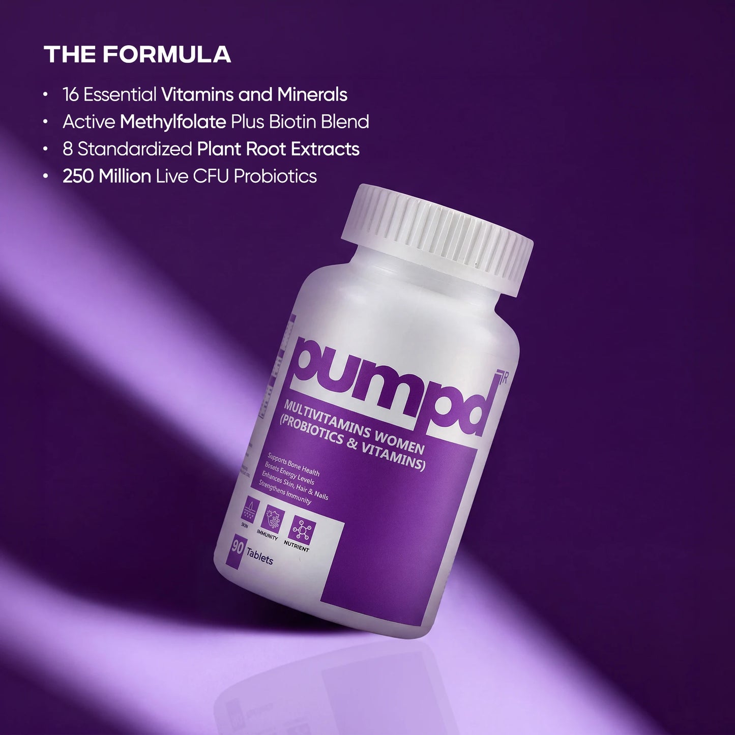 Pumpd Multivitamins for Women (Probiotics & Vitamins)