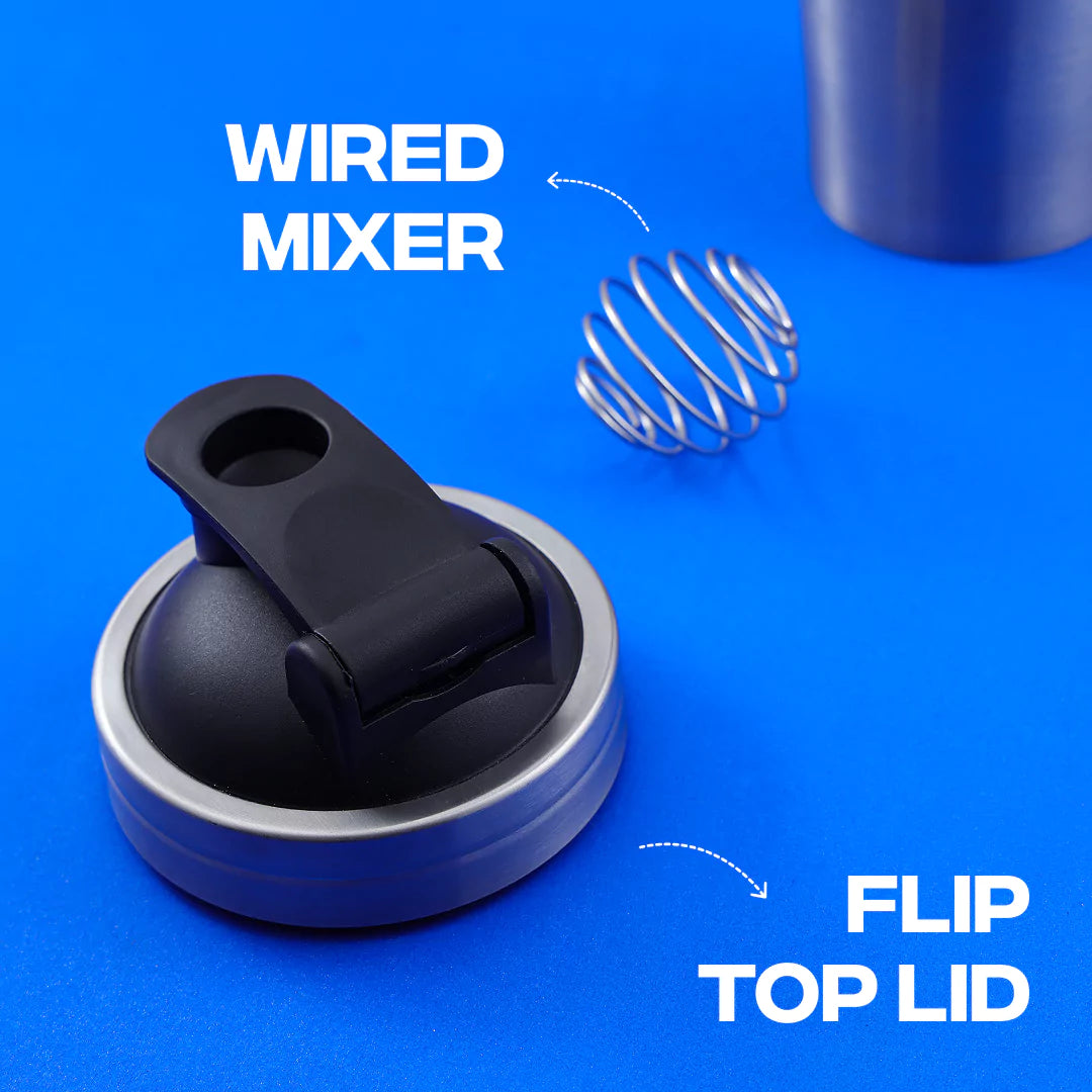 Pumpd Sipper Bottle | Premium Gym Steel Shaker