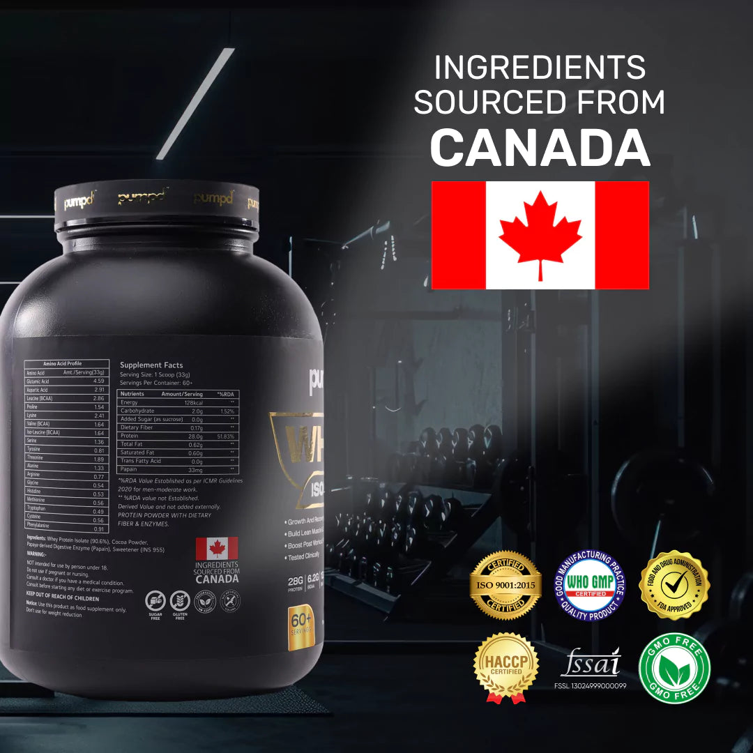 PUMPD Whey Protein Isolate made in India