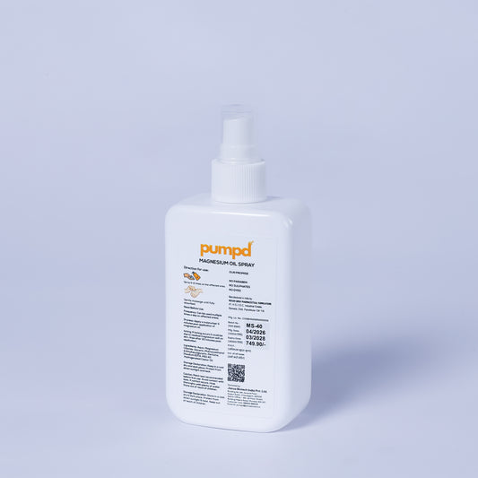 Pumpd Magnesium Oil Spray for Relaxation and Sleep | 200 ML | On-the-go Relief