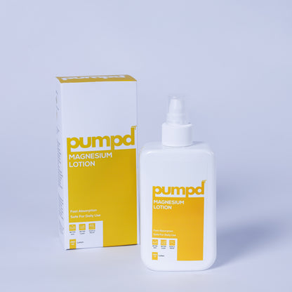 Pumpd Magnesium Lotion for Deep Sleep & Muscle Relaxation | 250 ML | Easy Application