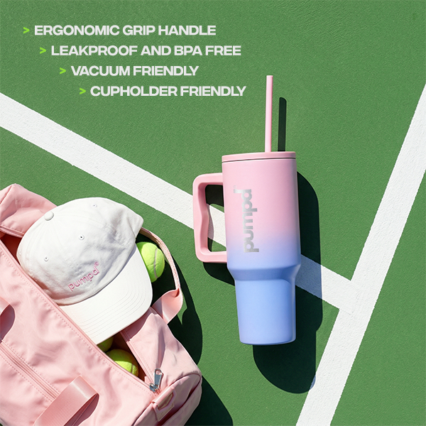 Insulated Tumbler With Handle & Straw (1.2L)