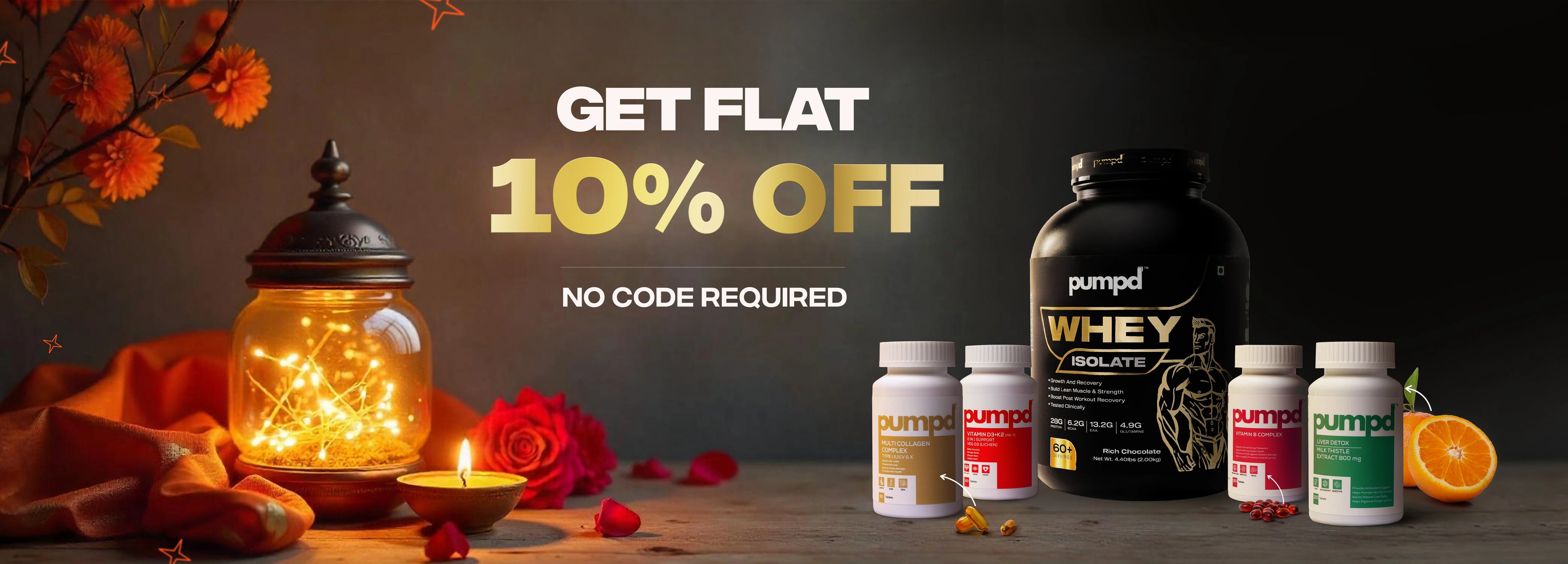 Flat 10% OFF - PUMPD Store
