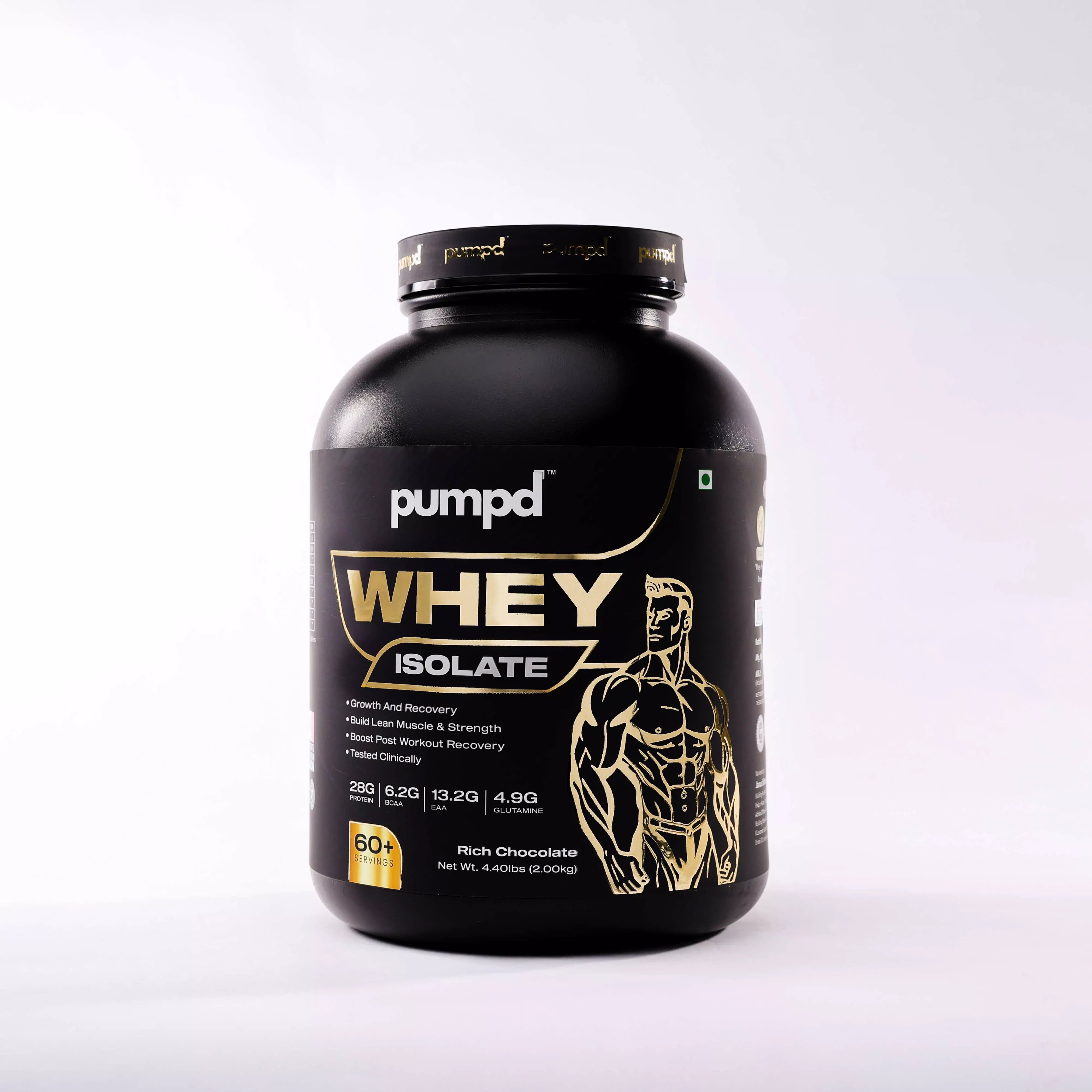 Whey Protein Isolate | Rich Chocolate | 2 kg (4.4 lbs)