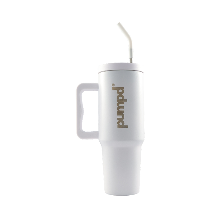 Pumpd Pro Tumbler with Straw and Handle