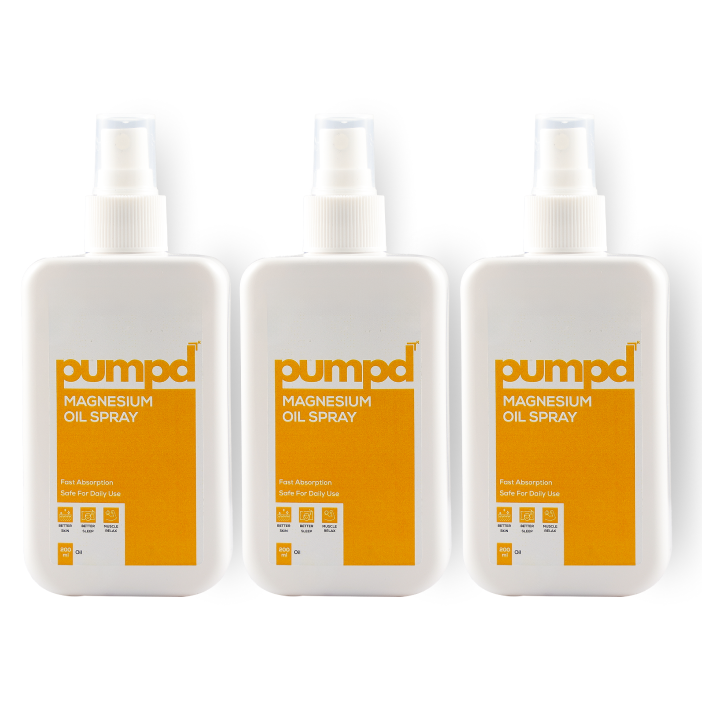 Pumpd Magnesium Oil Spray for Relaxation and Sleep | 200 ML | On-the-go Relief