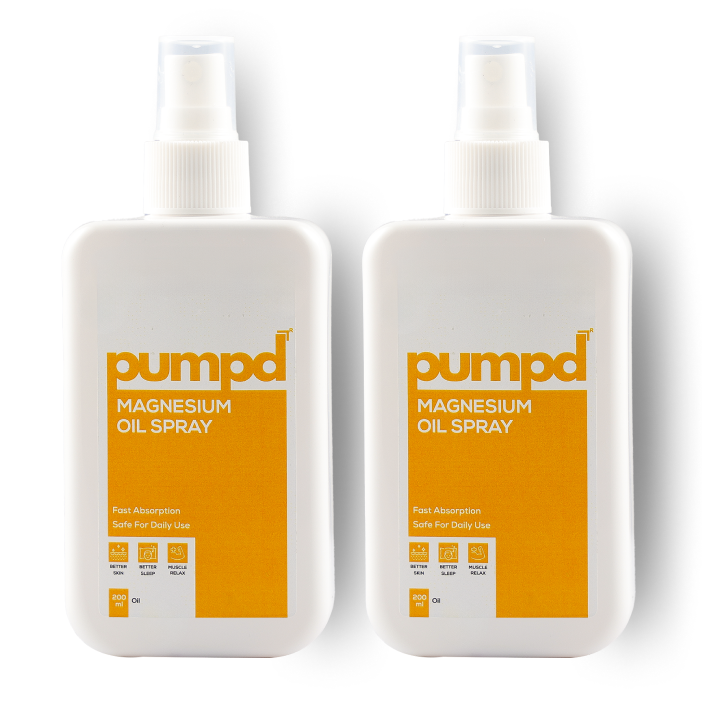 Pumpd Magnesium Oil Spray for Relaxation and Sleep | 200 ML | On-the-go Relief