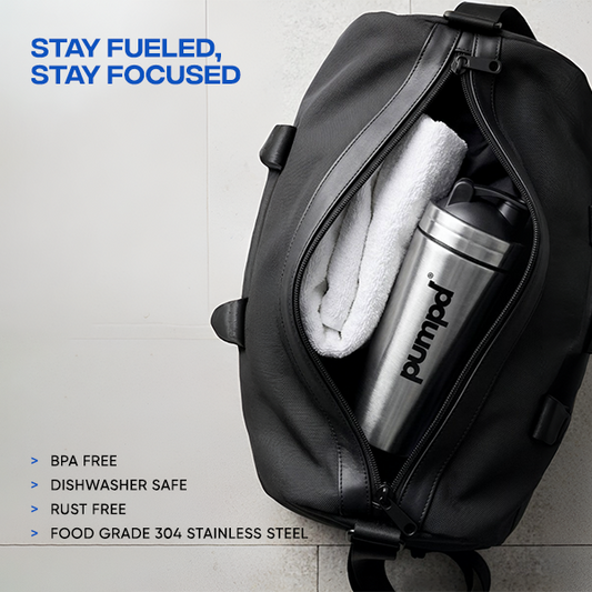 Pumpd Stainless Steel Shaker | Gym Steel Shaker