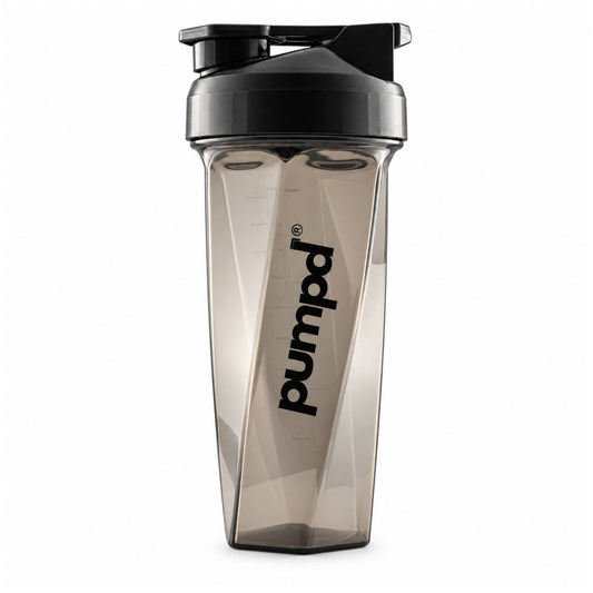 Geometric Brown Shaker Bottle
