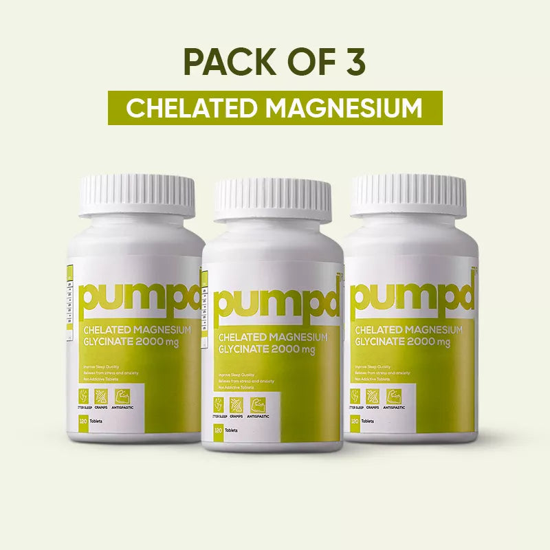 Magnesium glycinate Tablets by PUMPD