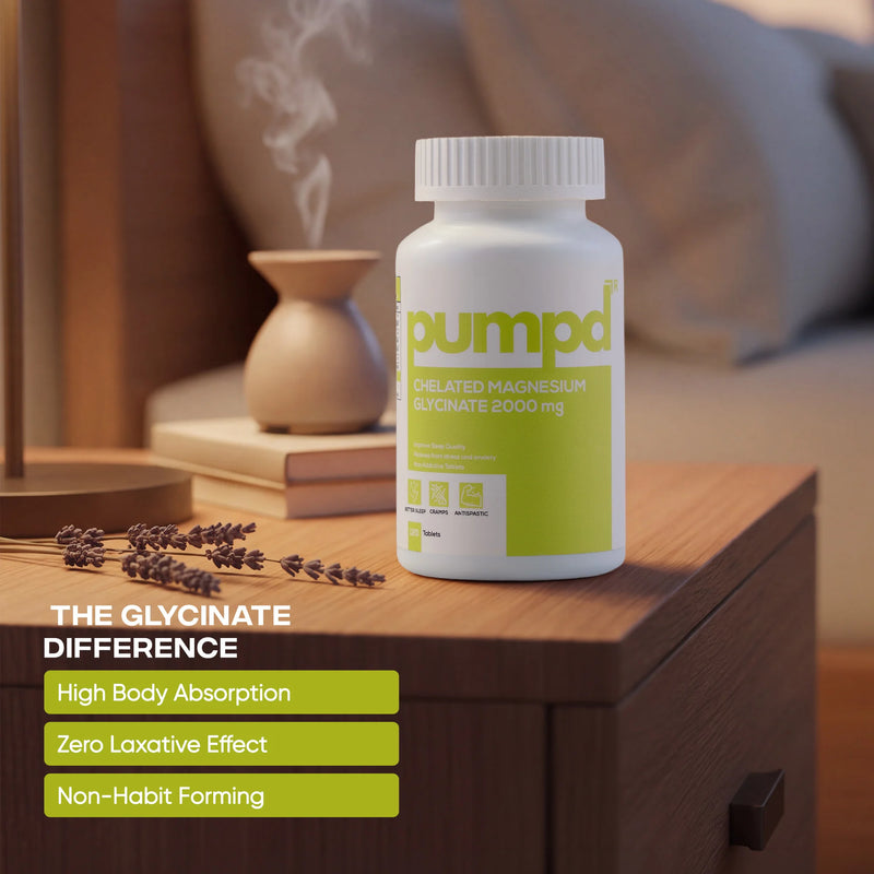 PUMPD magnesium glycinate combo pack