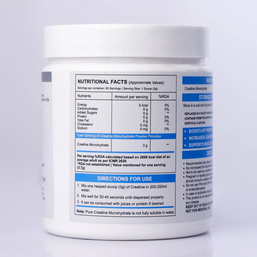 Micronized Creatine Monohydrate 250 g