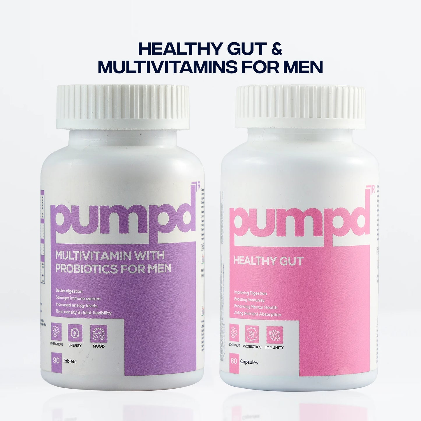 Healthy Gut & Multivitamin With Probiotics For Men – Combo Pack