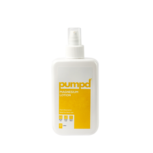 Pumpd Magnesium Lotion for Deep Sleep & Muscle Relaxation | 250 ML | Easy Application