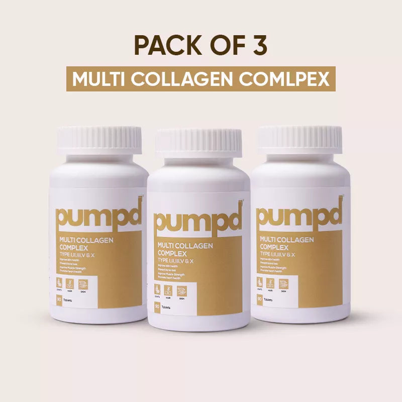 Multi collagen complex supplement from PUMPD