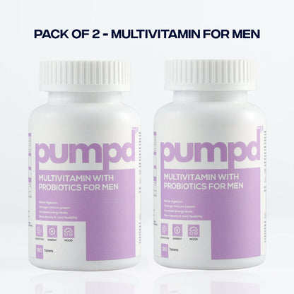Multivitamin With Probiotics for Men – Combo Packs