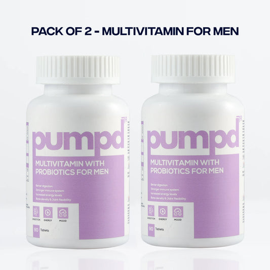 Multivitamin With Probiotics for Men – Combo Packs