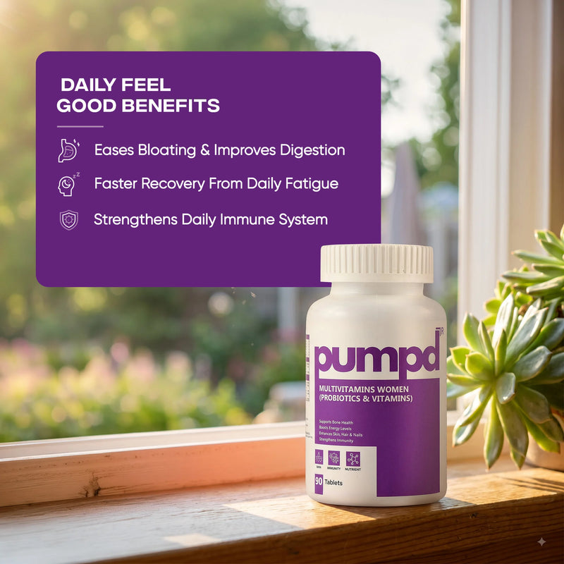 Balanced Multivitamin Made for Women - Pumpd