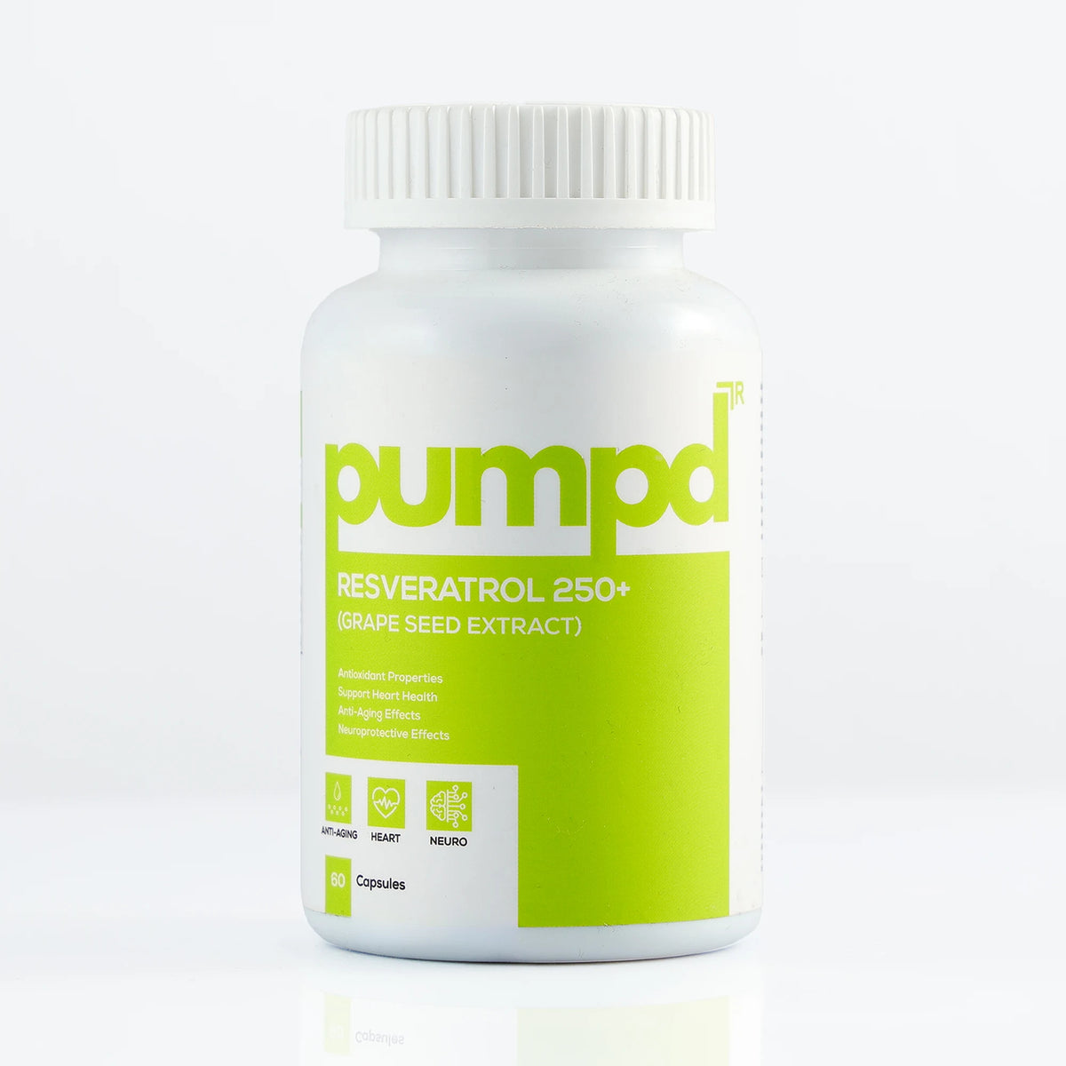PUMPD Resveratrol 250+ supplement