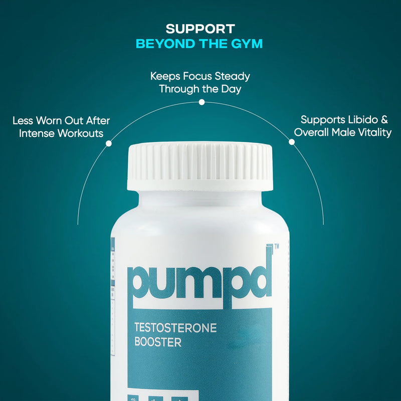 PUMPD Testosterone Booster supplement for men's daily wellness