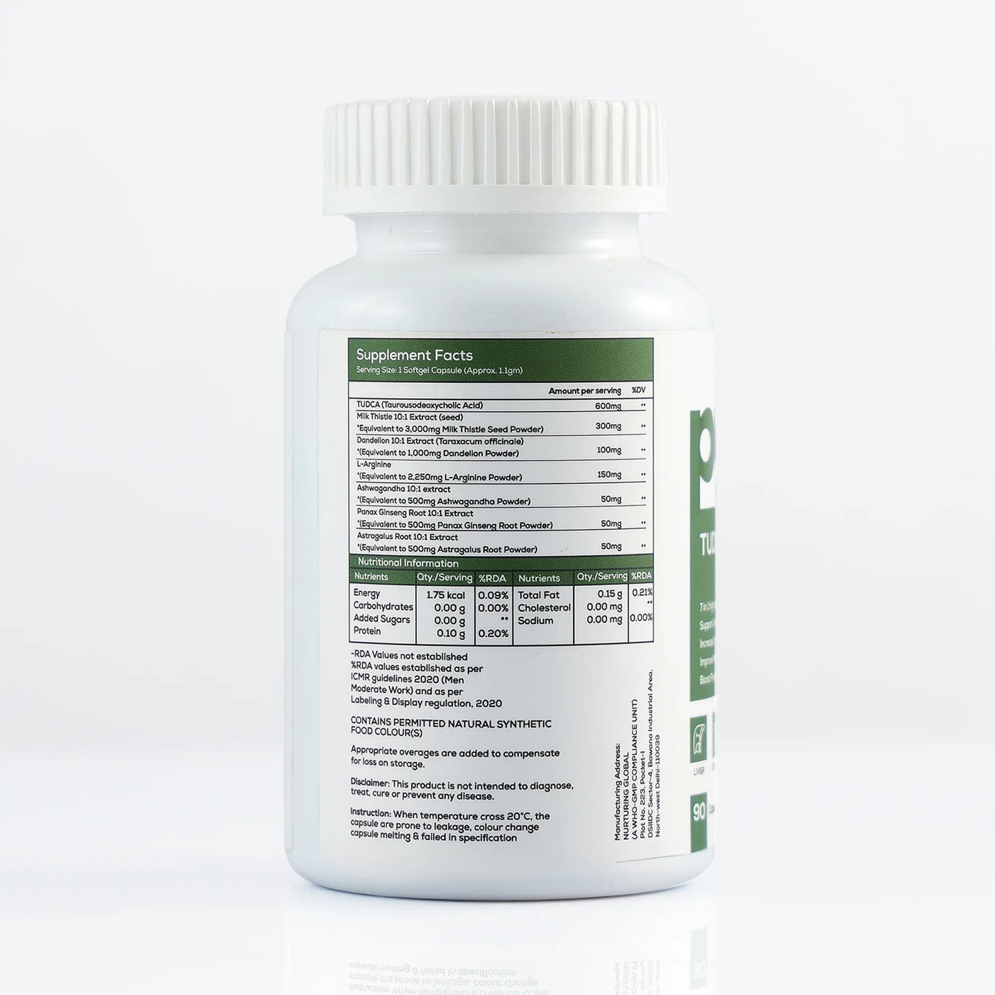 Premium TUDCA supplement by Pumpd for healthy bile flow