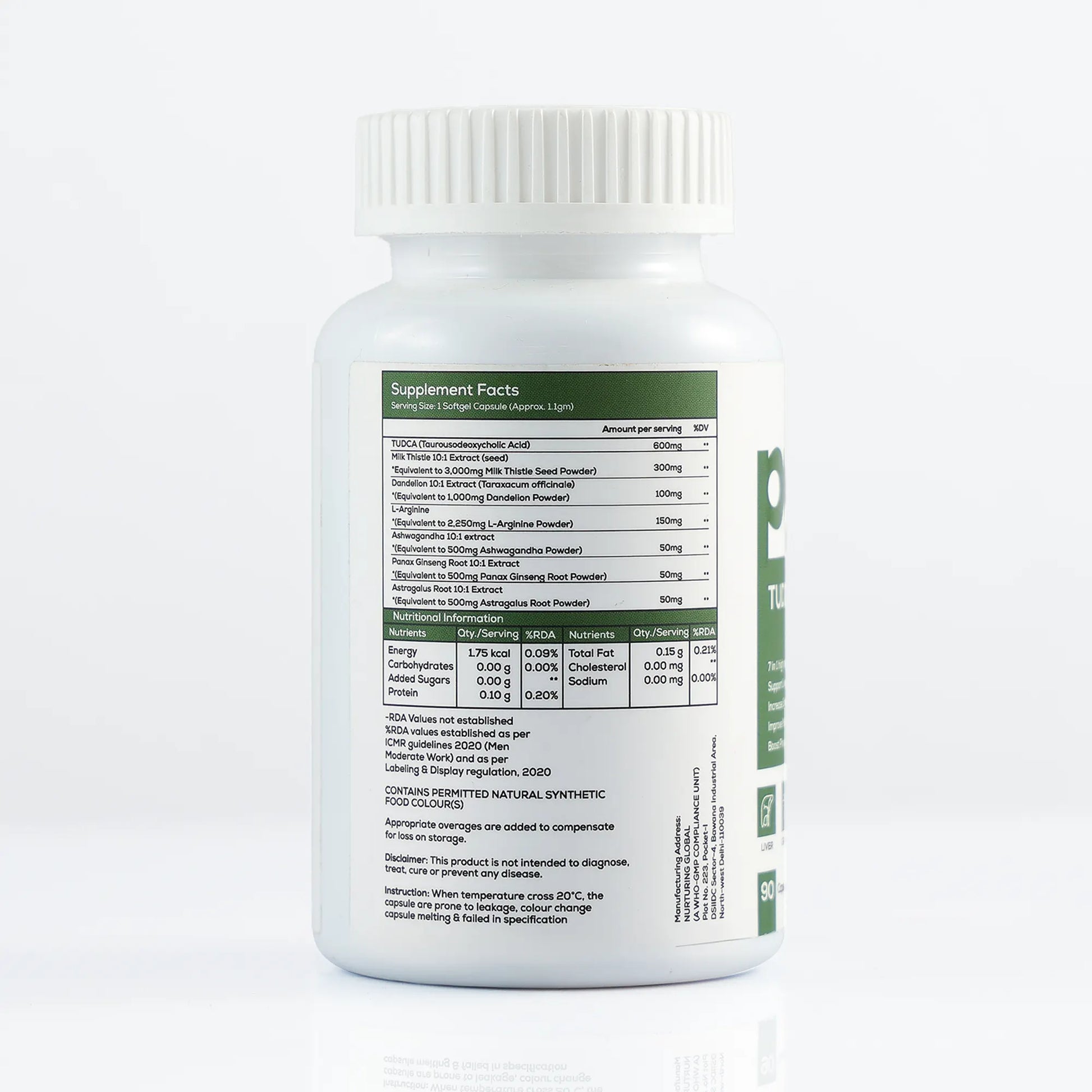Premium TUDCA supplement by Pumpd for healthy bile flow