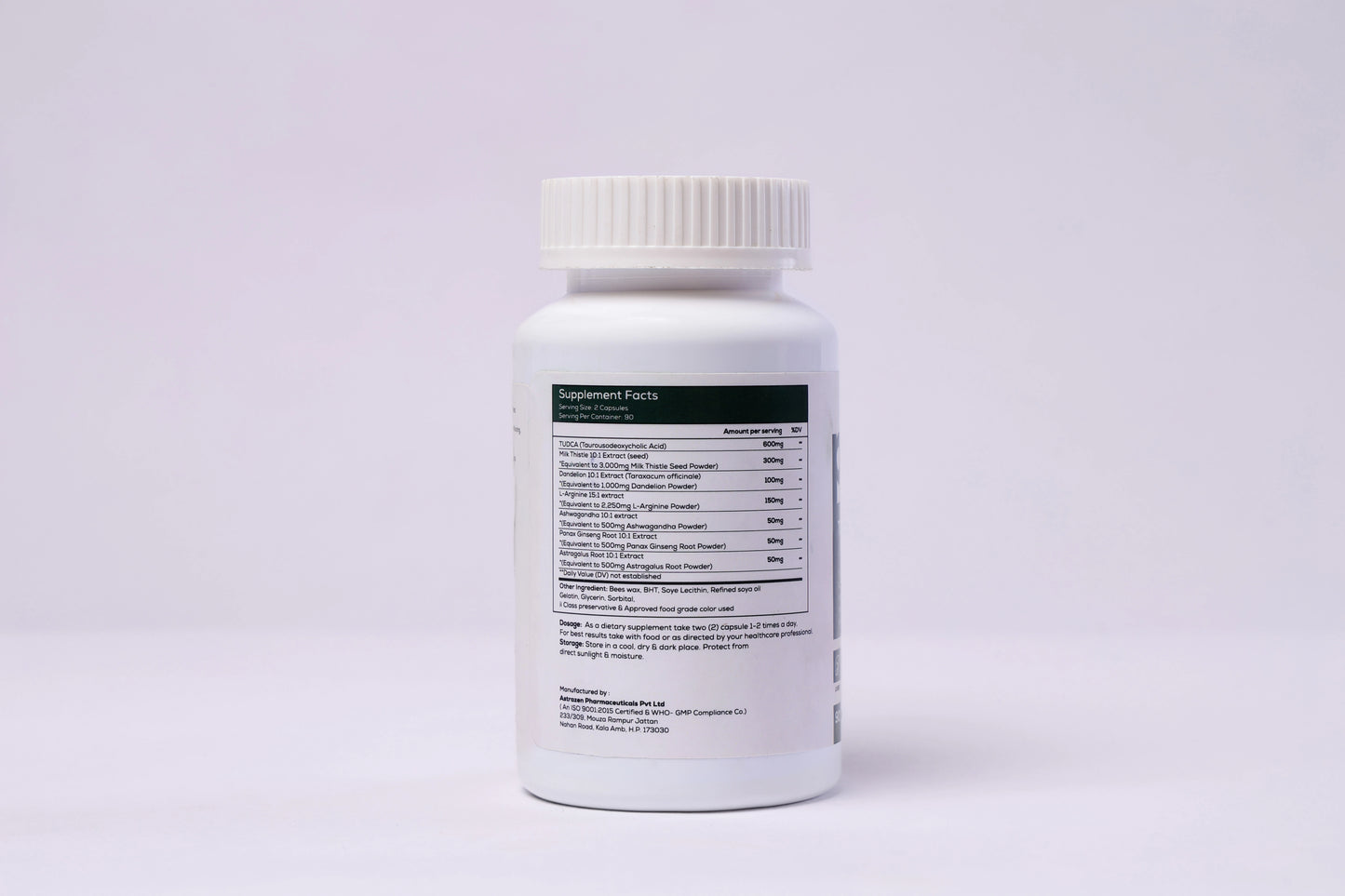 TUDCA Supplement (Tauroursodeoxycholic Acid)